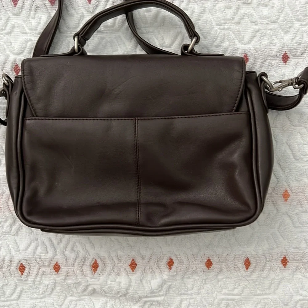Chocolate Brown Cross Body Purse - Picture 3 of 11